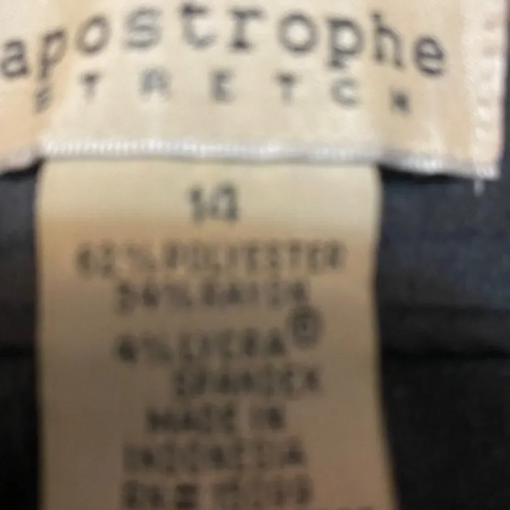 Apostrophe Stretch Gray trousers, size 14